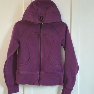 lululemon athletica Rich Purple Zip-Up Hoodie